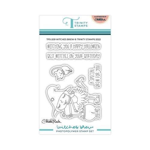 Simon Says Stamp! Trinity Stamps WITCHES BREW Clear Stamp Set tps-209