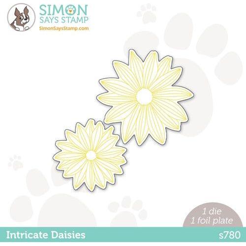 Simon Says Stamp! Simon Says Stamp INTRICATE DAISIES Hot Foil Plates and Dies s780 Stamptember