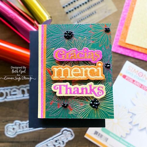 Simon Says Stamp! Simon Says Stamp INTRICATE DAISIES Hot Foil Plates and Dies s780 Stamptember