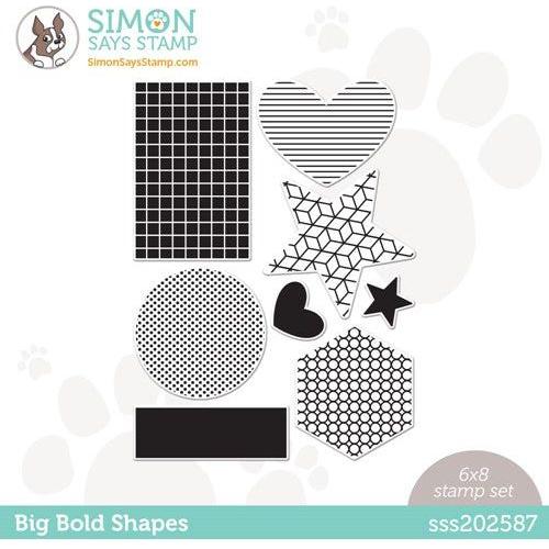 Simon Says Stamp! Simon Says Clear Stamps BIG BOLD SHAPES sss202587 Stamptember