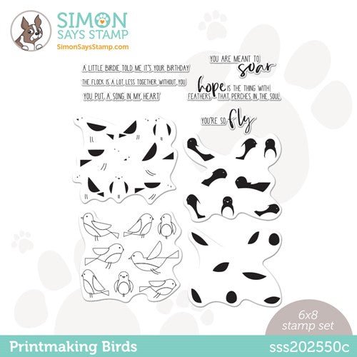 Feather Stamps Rubber Stamps Set Tiny Stamps Stamp Set of 