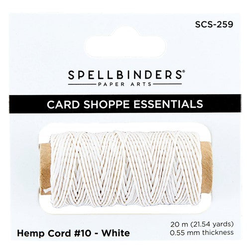 Simon Says Stamp! SCS-259 Spellbinders WHITE Hemp Cord