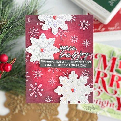 Simon Says Stamp! PinkFresh Studio SNOWFLAKES BACKGROUND Die 176422 | color-code:ALT03