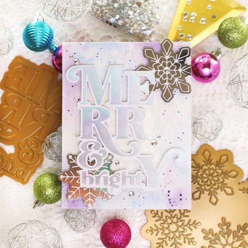 Simon Says Stamp! PinkFresh Studio SNOWFLAKES BACKGROUND Die 176422 | color-code:ALT04