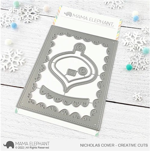 Simon Says Stamp! Mama Elephant NICHOLAS COVER Creative Cuts Steel Dies