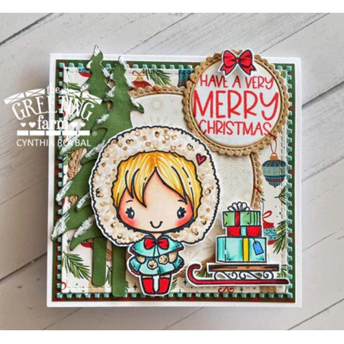 Simon Says Stamp! The Greeting Farm HOLIDAY ANYA 10 Clear Stamps tgf638 | color-code:ALT1