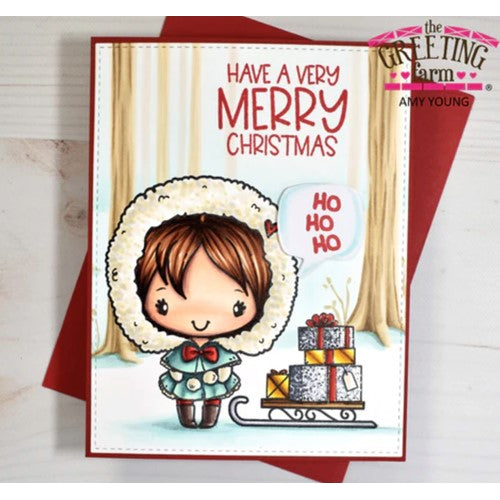 Simon Says Stamp! The Greeting Farm HOLIDAY ANYA 10 Clear Stamps tgf638 | color-code:ALT5