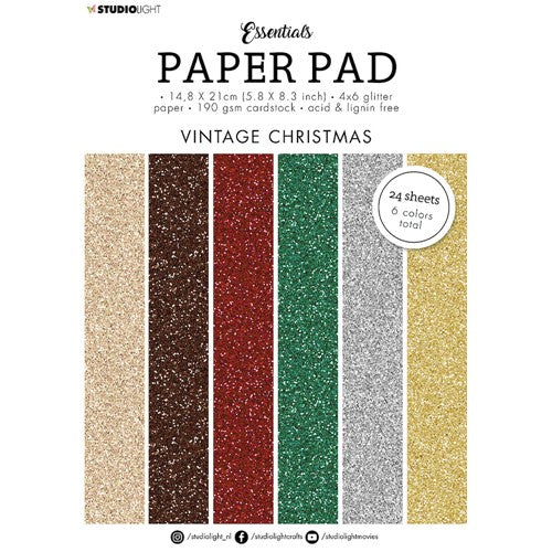 Studio Light - Essentials - Vintage Christmas Card Making Pad