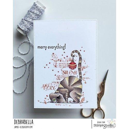 Simon Says Stamp! Stamping Bella THE CAT AND THE ORNAMENT Cling Stamp kf1186