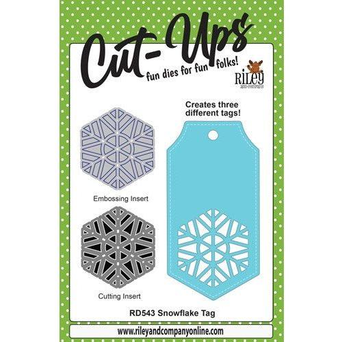 Simon Says Stamp! Riley And Company Cut Ups SNOWFLAKE TAG RD543