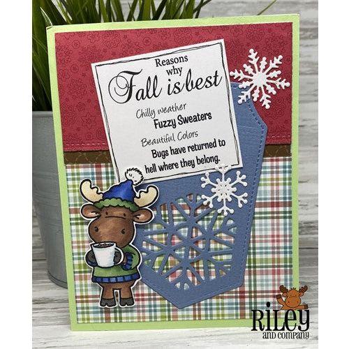 Simon Says Stamp! Riley And Company Cut Ups SNOWFLAKE TAG RD543