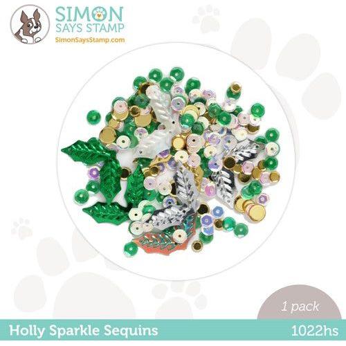 Simon Says Stamp! Simon Says Stamp Sequins HOLLY SPARKLE 1022hs