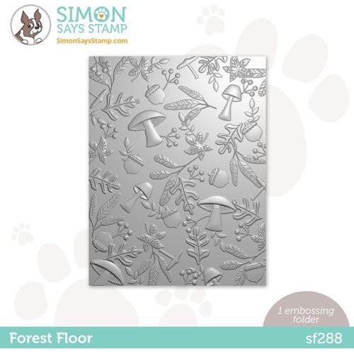 Simon Says Stamp! Simon Says Stamp Embossing Folder FOREST FLOOR sf288 Cozy Hugs