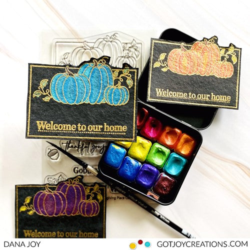Thanksgiving Stamps and Dies Set for Card Making,Clear Stamps and Metal  Cutting Dies Sets for Scrapbooking DIY Album Card Making Supplies