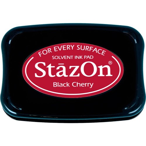 StazOn Jet Black Ink - Stamp pad