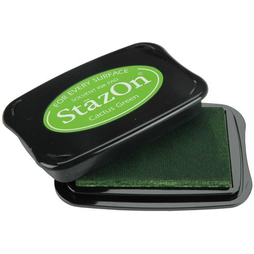TSUKINEKO STAZON INK PAD SOLVENT BASED FOR RUBBER STAMPS STAMPING