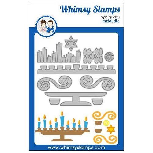 Simon Says Stamp! Whimsy Stamps MENORAH Dies WSD157