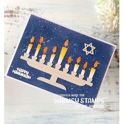 Simon Says Stamp! Whimsy Stamps MENORAH Dies WSD157