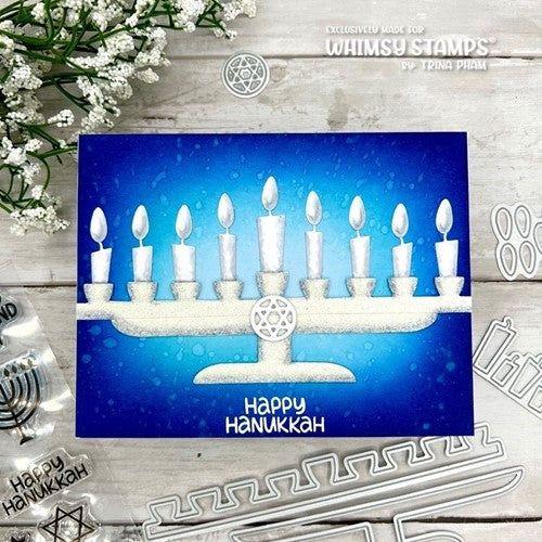 Simon Says Stamp! Whimsy Stamps MENORAH Dies WSD157