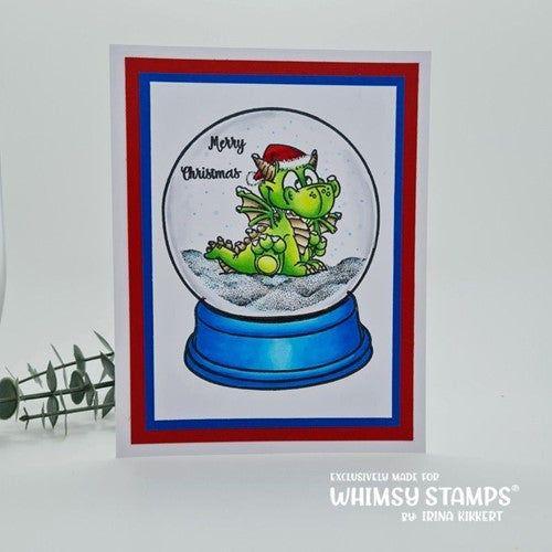 Simon Says Stamp! Whimsy Stamps HOLIDAY SNOWGLOBE Outline Dies WSD156