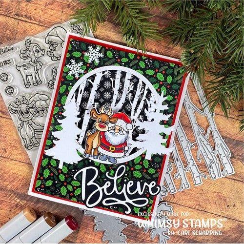 Simon Says Stamp! Whimsy Stamps SANTAS MAGIC Clear Stamps C1403