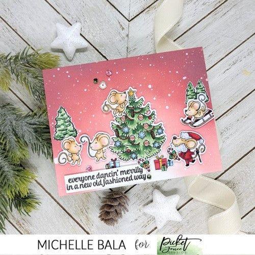 Simon Says Stamp! Picket Fence Studios ROCKIN' AROUND THE CHRISTMAS TREE Clear Stamps c146