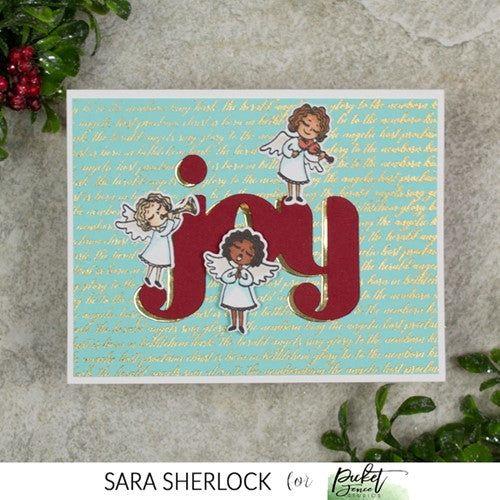 Simon Says Stamp! Picket Fence Studios JOY Word Die pfsd304