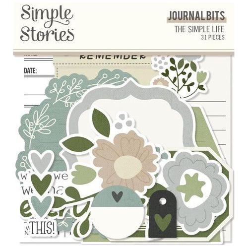 Simon Says Stamp! Simple Stories THE SIMPLE LIFE Journal Bits And Pieces 18819