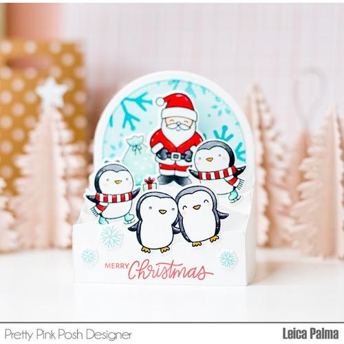 Simon Says Stamp! Pretty Pink Posh HAPPY SANTA Dies