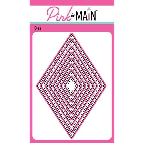 Simon Says Stamp! Pink and Main STITCHED DIAMONDS Dies PNM476