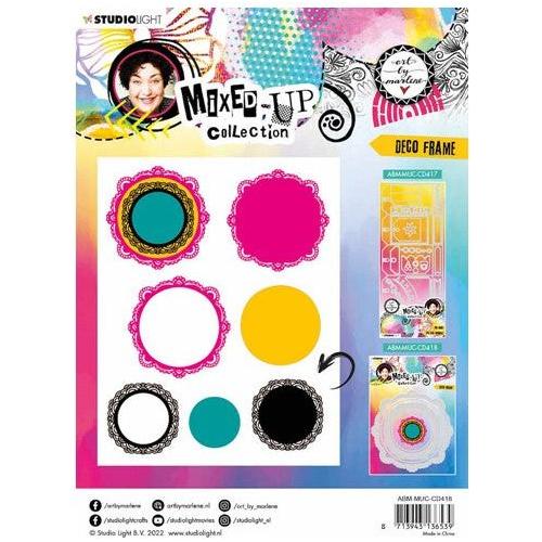 Simon Says Stamp! Studio Light DECO FRAME Dies ABM Mixed-Up Collection abmmuccd418