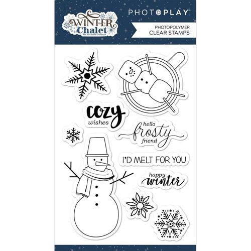 Simon Says Stamp! PhotoPlay WINTER CHALET Clear Stamps win3571