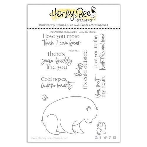 Simon Says Stamp! Honey Bee POLAR PALS Clear Stamp Set hbst-457