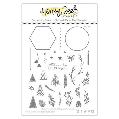 Simon Says Stamp! Honey Bee SCANDINAVIAN CHRISTMAS Clear Stamp Set hbst-459