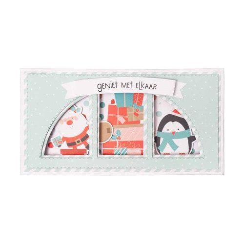 Simon Says Stamp! Studio Light SLIMLINE SHADOWBOX WINTER SCENE Essentials Dies cclescd423