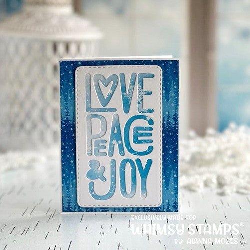 Simon Says Stamp! Whimsy Stamps BLISSFUL BLUES 6 x 6 Paper Pad WSDP42