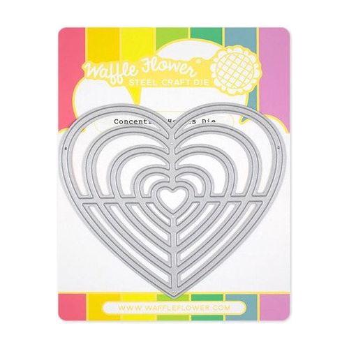 Simon Says Stamp! Waffle Flower CONCENTRIC HEARTS Dies 421180