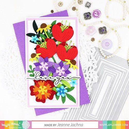 Simon Says Stamp! Waffle Flower ADDITIONAL MINI SLIMLINE LAYERS Dies 421159