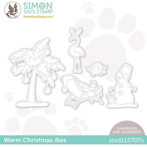 Simon Says Stamp! Simon Says Stamp WARM CHRISTMAS Wafer Dies sssd112707c Holiday Sparkle