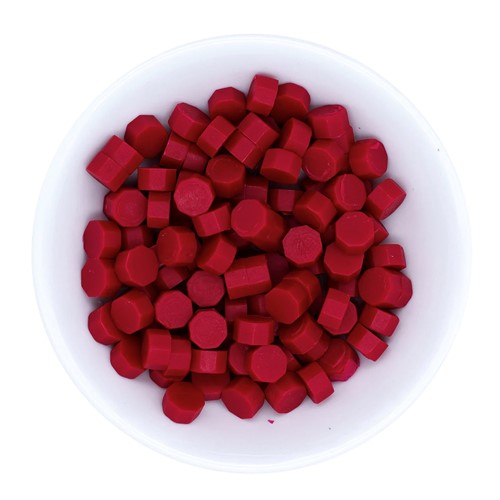 Red Wax Seal Beads, Red Wax Beads