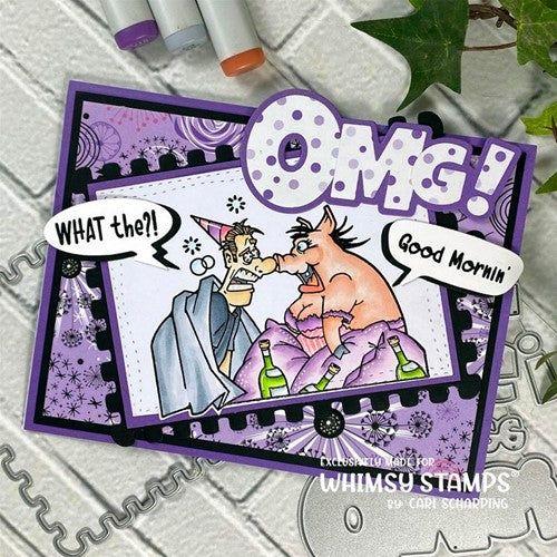 Simon Says Stamp! Whimsy Stamps WHAT THE Clear Stamps CWSD439