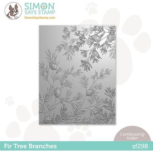 Simon Says Stamp! Simon Says Stamp Embossing Folder FIR TREE BRANCHES sf298