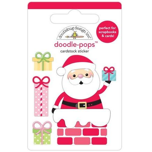 Simon Says Stamp! Doodlebug NIGHT BEFORE CHRISTMAS Doodle Pops 3D Stickers 7907