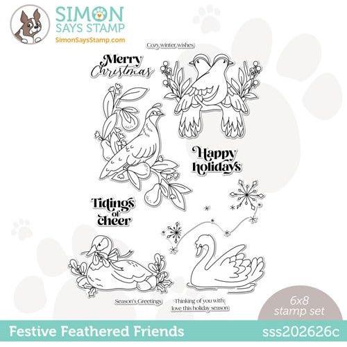 Simon Says Clear Stamps FESTIVE FEATHERED FRIENDS sss202626c – Simon ...