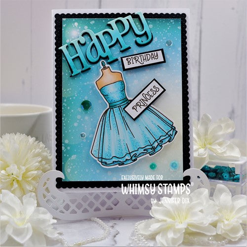 Simon Says Stamp! Whimsy Stamps BLING QUEEN Clear Stamps CWSD441