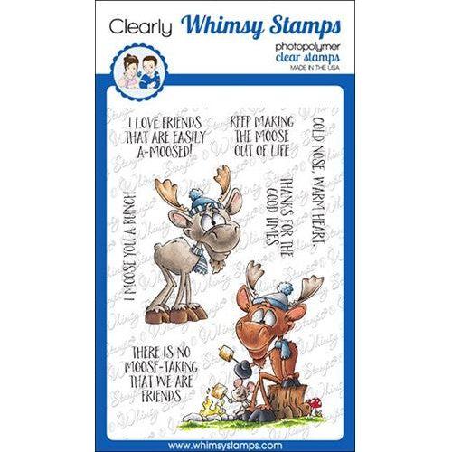 Simon Says Stamp! Whimsy Stamps MOOSE YOU Clear Stamps DP1101