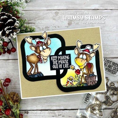 Simon Says Stamp! Whimsy Stamps MOOSE YOU Clear Stamps DP1101