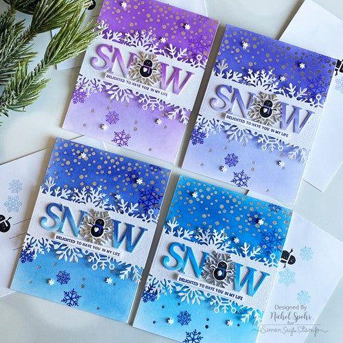 Simon Says Stamp! RESERVE Papertrey Ink SNOWFLAKE BANNERS Dies PTI-0529 | color-code:ALT1