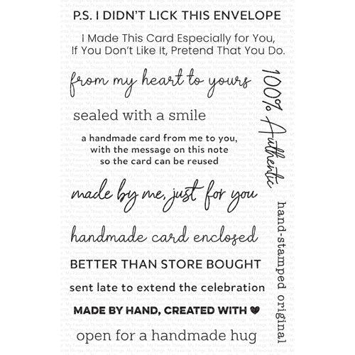 My Favorite Things HAND-STAMPED ORIGINAL Clear Stamps cs746 – Simon Says  Stamp