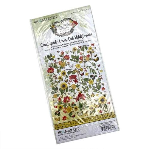 Simon Says Stamp! 49 and Market VINTAGE ARTISTRY COUNTRYSIDE Laser Cut Wildflowers VAC-38718